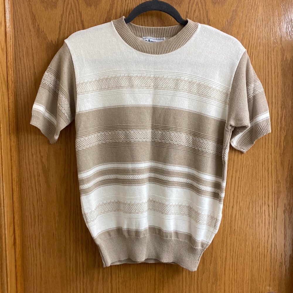 Amana Woolen Mill 70s knit shirt Vintage